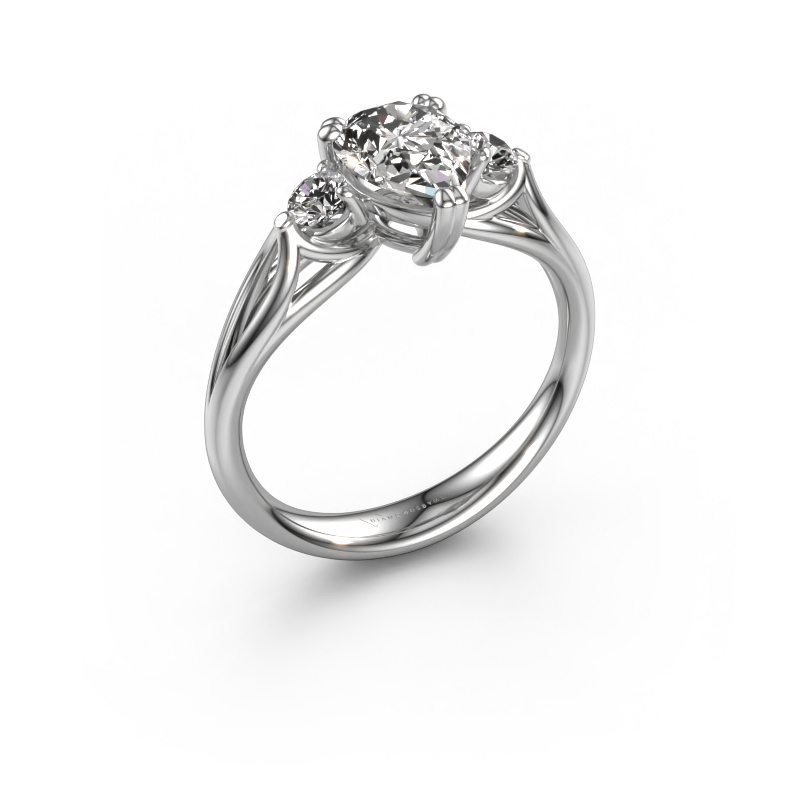 Image of Engagement ring Amie per 950 platinum Diamond 1.20 crt