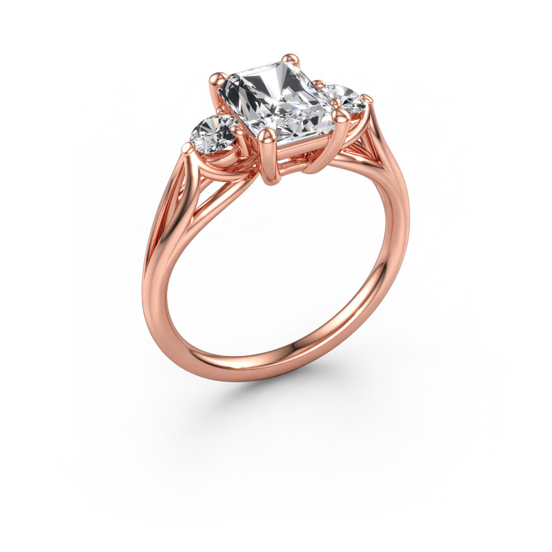 Bild av Förlovningsring Amie RAD 585 roséguld Diamant 2.05 crt