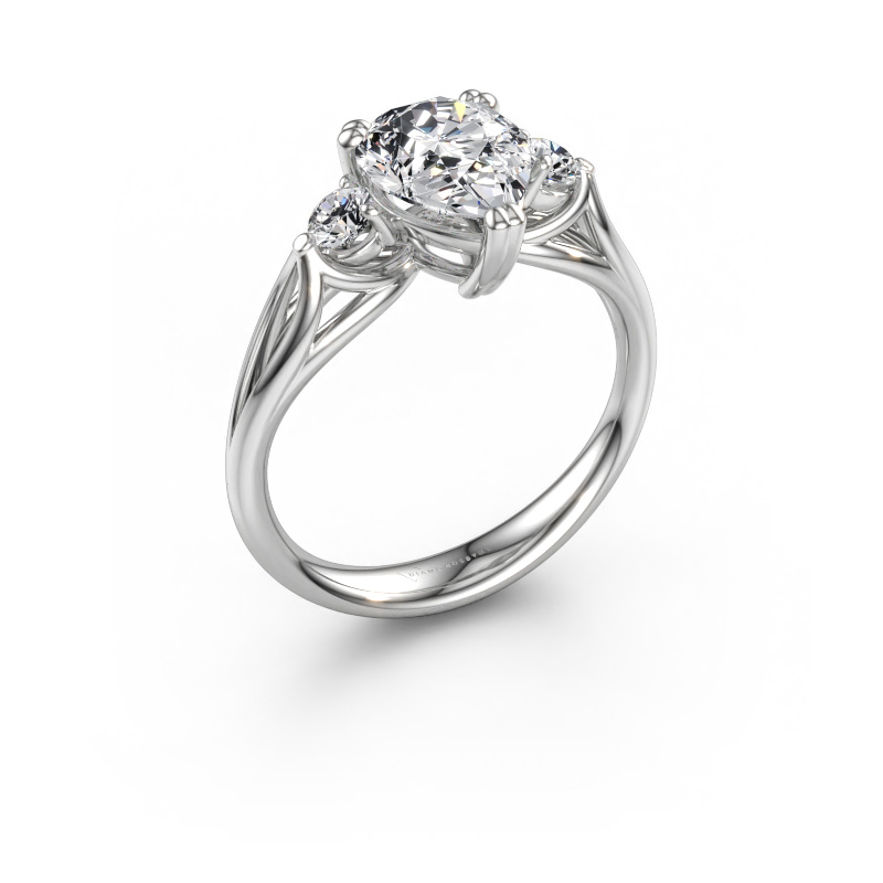 Afbeelding van Verlovingsring Amie per 950 platina Diamant 1.70 crt