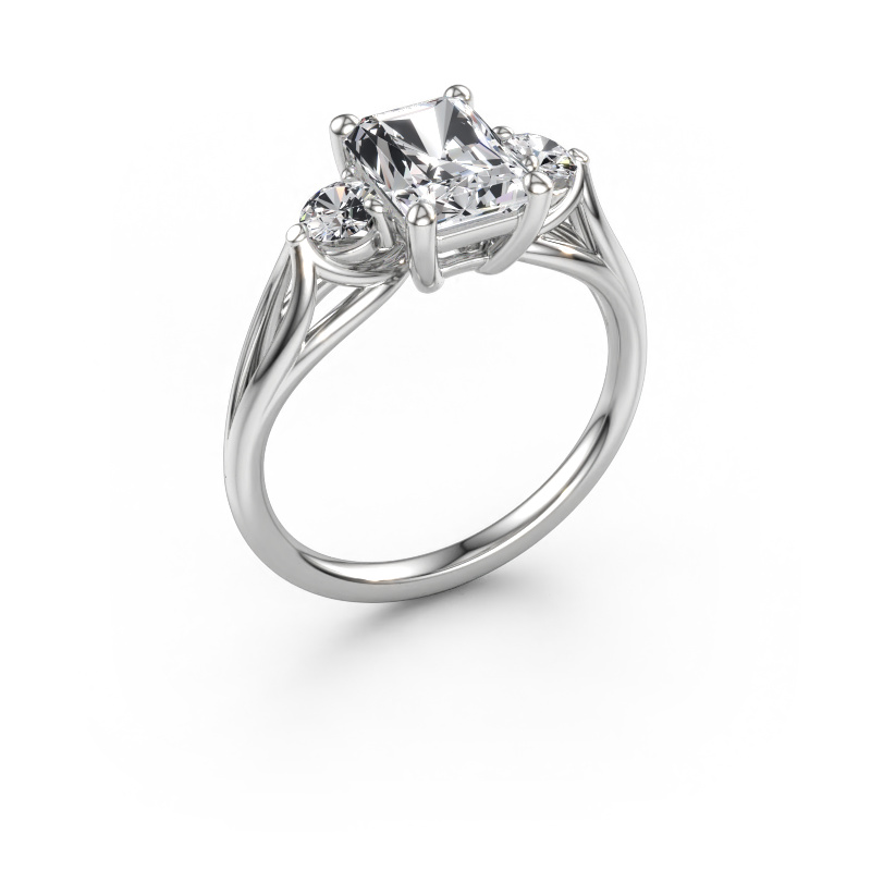 Bild av Förlovningsring Amie RAD 950 platina Diamant 2.05 crt