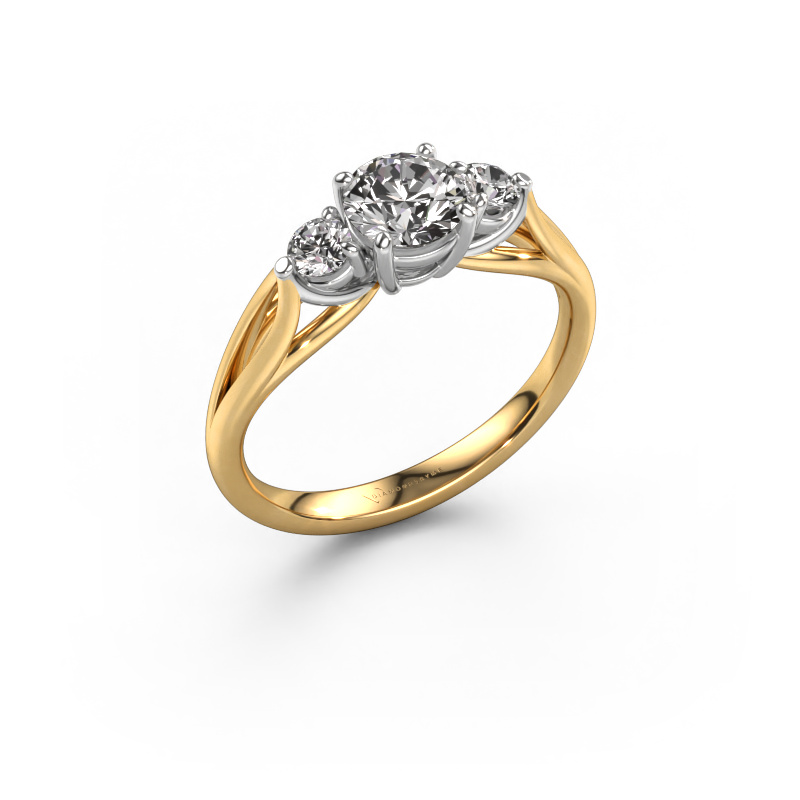 Bild von Verlobungsring Amie RND 585 Gold Diamant 0.80 crt