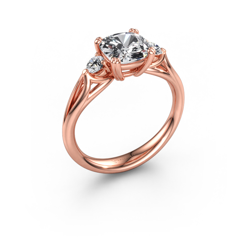 Bild av Förlovningsring Amie cus 585 roséguld Diamant 2.20 crt
