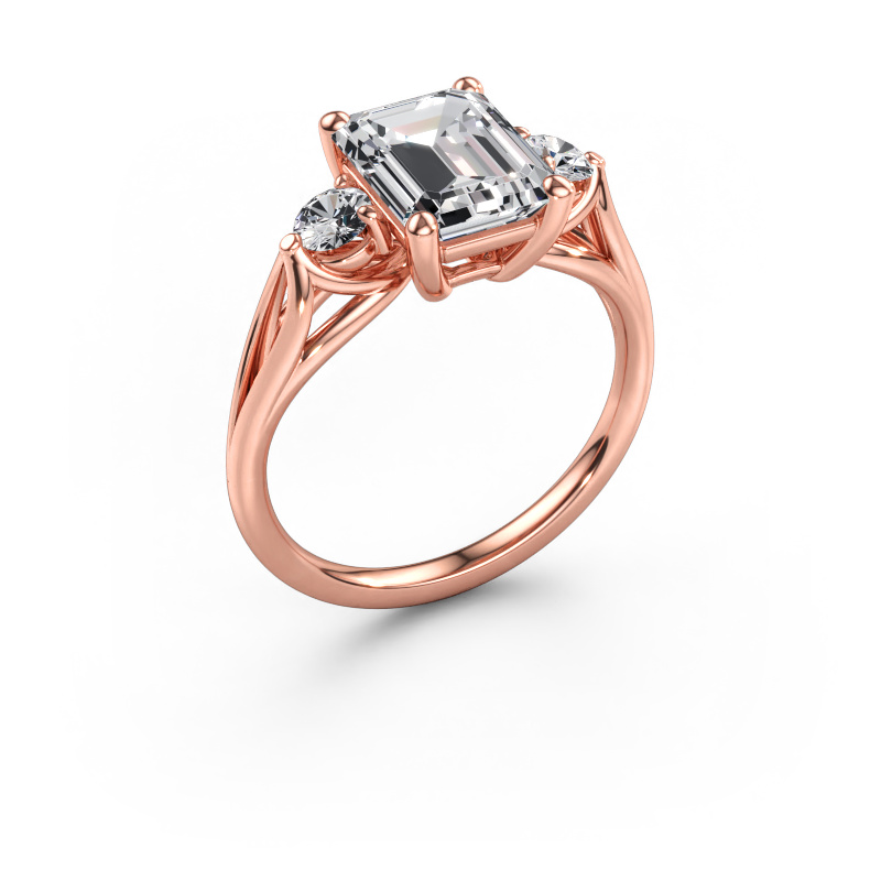 Bild av Förlovningsring Amie EME 585 roséguld Diamant 2.80 crt