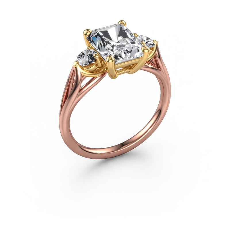 Bild von Verlobungsring Amie RAD 585 Roségold Diamant 2.80 crt