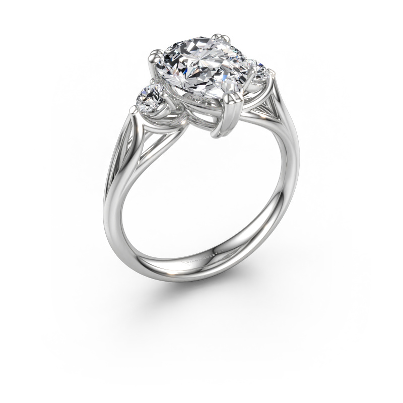 Bild av Förlovningsring Amie per 585 vitt guld Diamant 2.30 crt