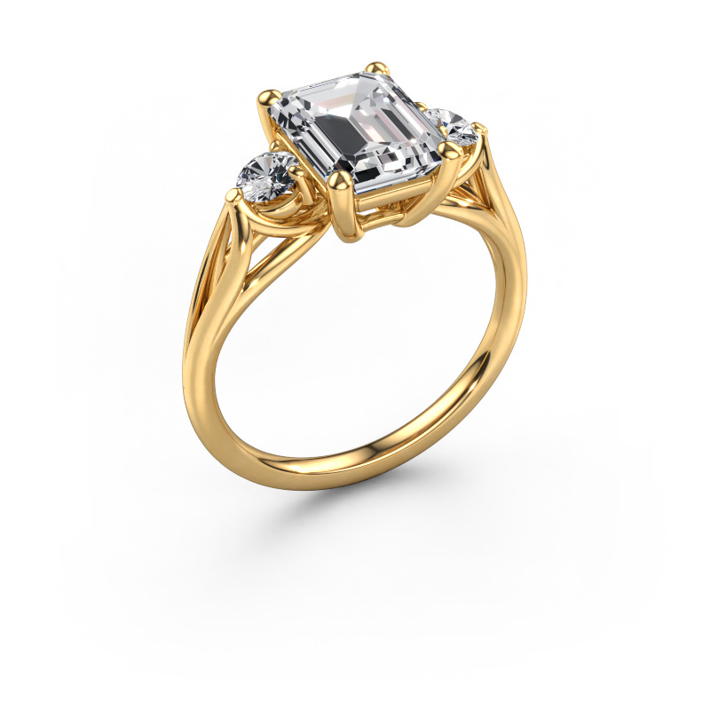 Image of Engagement ring Amie EME 585 gold Lab grown diamond 2.80 crt