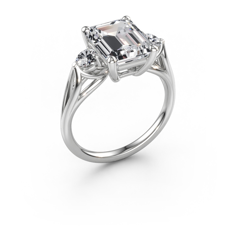 Immagine di Anello di fidanzamento Amie EME 950 platino Diamante lab grown 3.80 crt