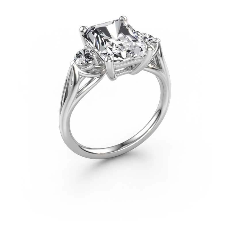 Immagine di Anello di fidanzamento Amie RAD 950 platino Diamante lab grown 3.80 crt
