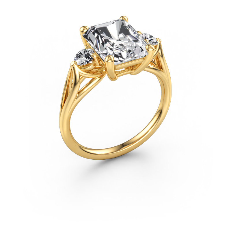 Immagine di Anello di fidanzamento Amie RAD 585 oro Diamante lab grown 3.80 crt