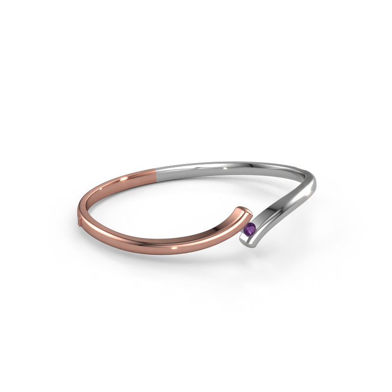 Bild von Armreif Amy 585 Roségold Amethyst 3.4 mm