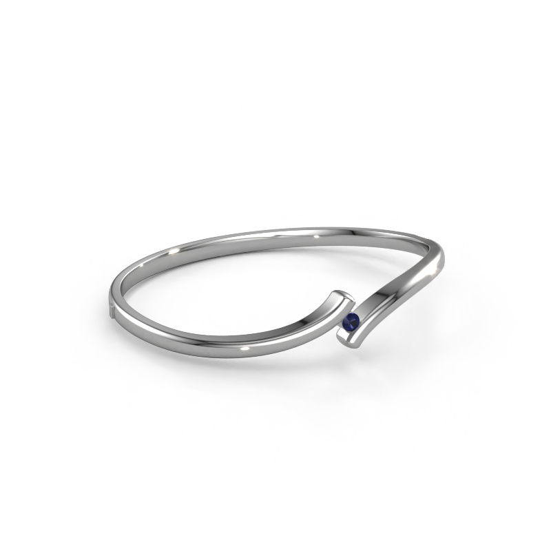 Image of Bangle Amy 585 white gold Sapphire 3.4 mm