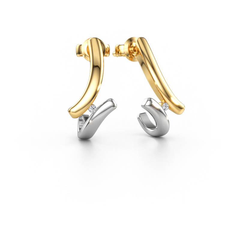 Bild von Ohrringe Amy 585 Gold Diamant 0.015 crt