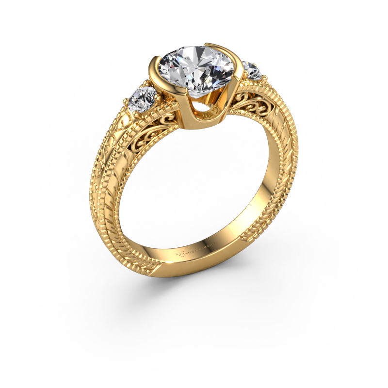 Image of Engagement ring Anamaria 585 gold Lab grown diamond 1.70 crt