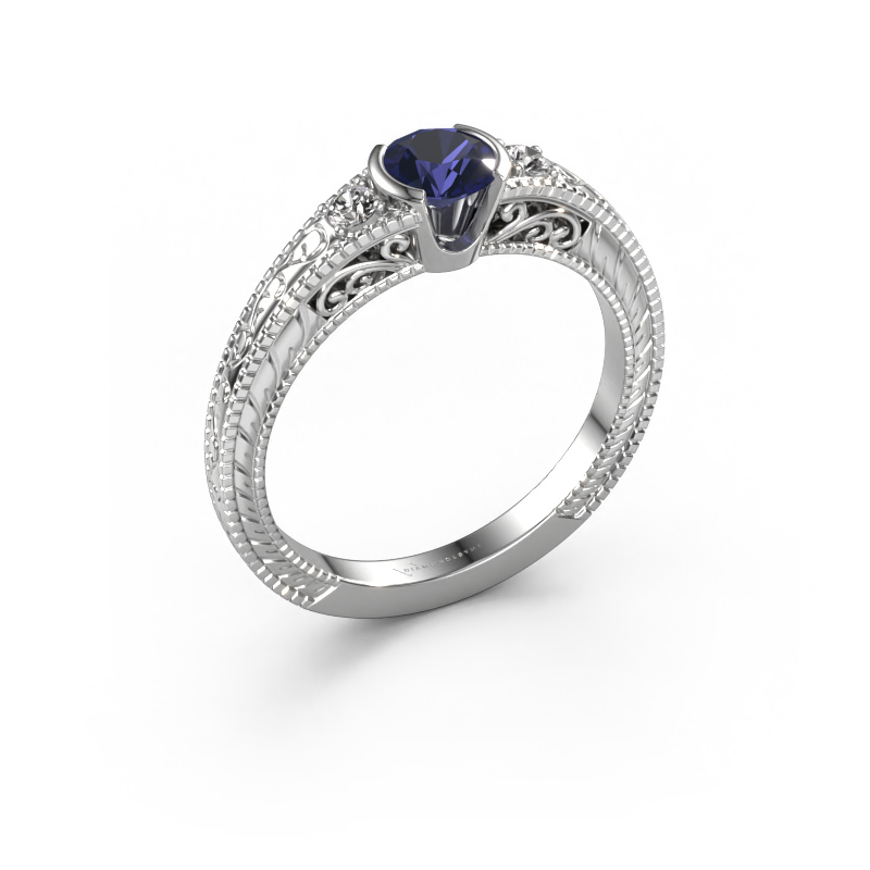 Image of Engagement ring Anamaria 585 white gold Sapphire 5 mm