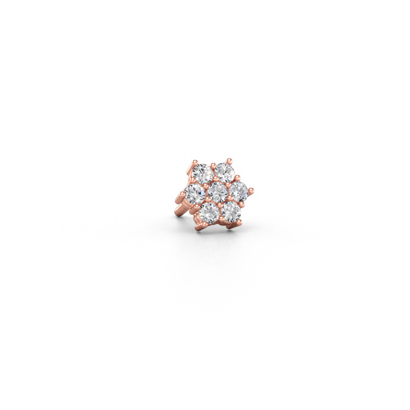 Bild av örhänge för män Andreas 585 roséguld Diamant 0.21 crt