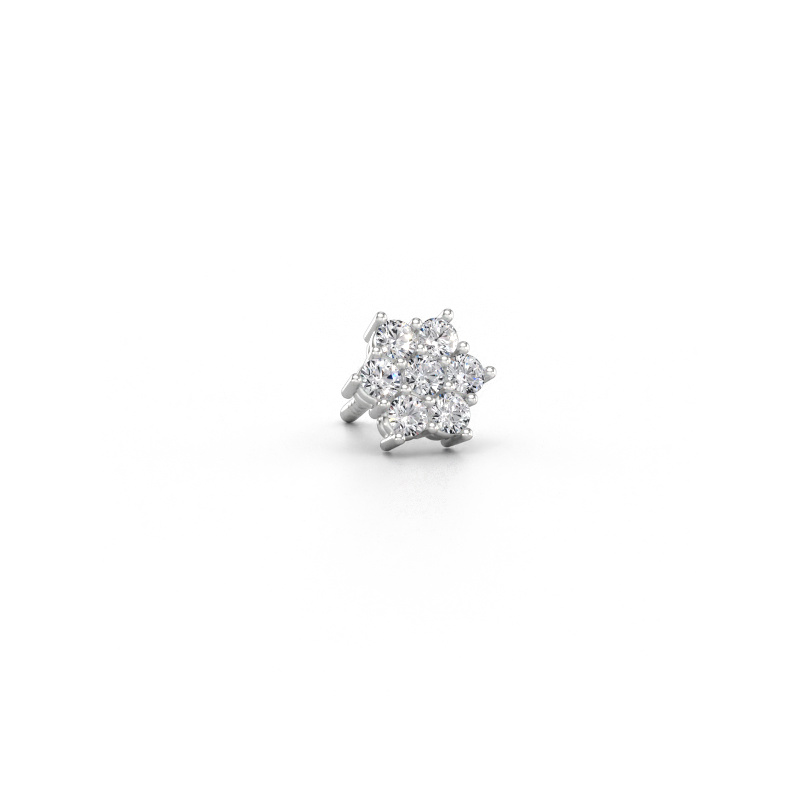 Bild von Männer Ohrstecker Andreas 585 Weißgold Diamant 0.21 crt