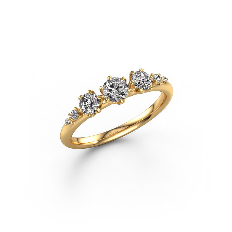 Bild von Verlobungsring Aniek RND 585 Gold Diamant 0.593 crt