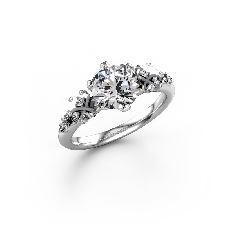 Bild von Verlobungsring Aniek RND 585 Weißgold Lab-grown Diamant 2.19 crt