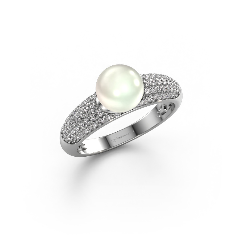 Image of Ring Anisa 950 platinum White pearl 7 mm