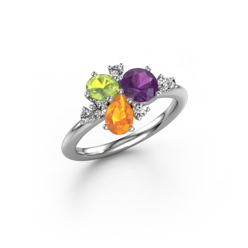 Image of Ring Anja 950 platinum Amethyst 5.4 mm