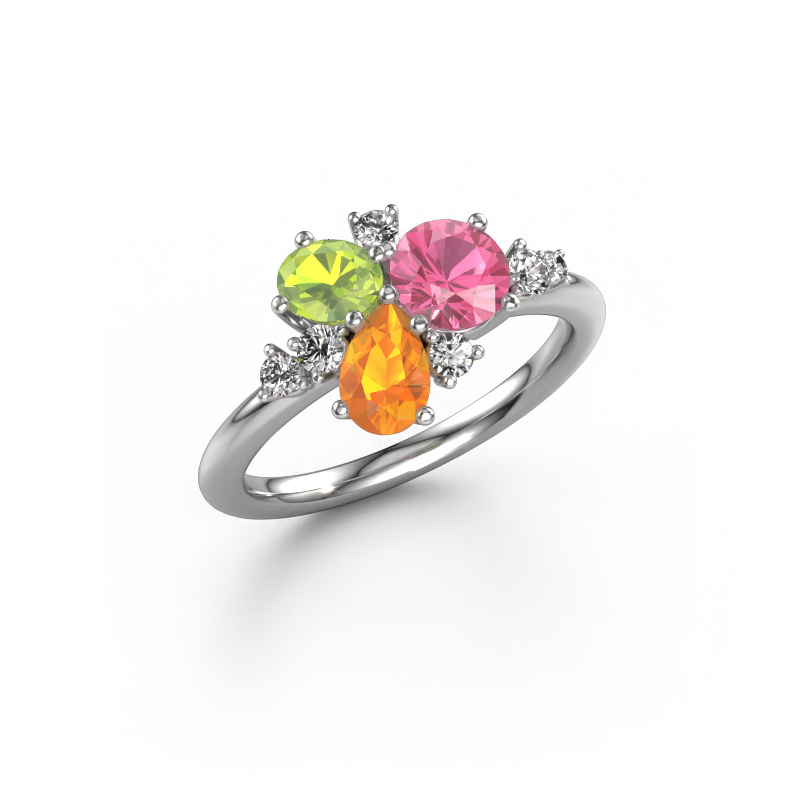 Image of Ring Anja 585 white gold Pink sapphire 5.4 mm