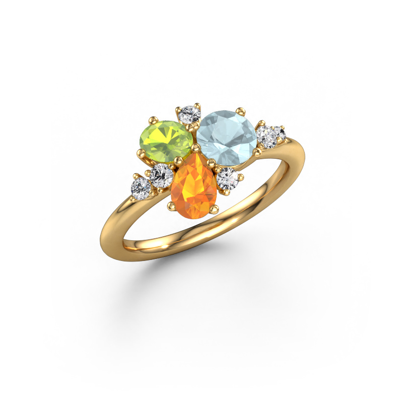 Bild von Ring Anja 585 Gold Aquamarin 5.4 mm