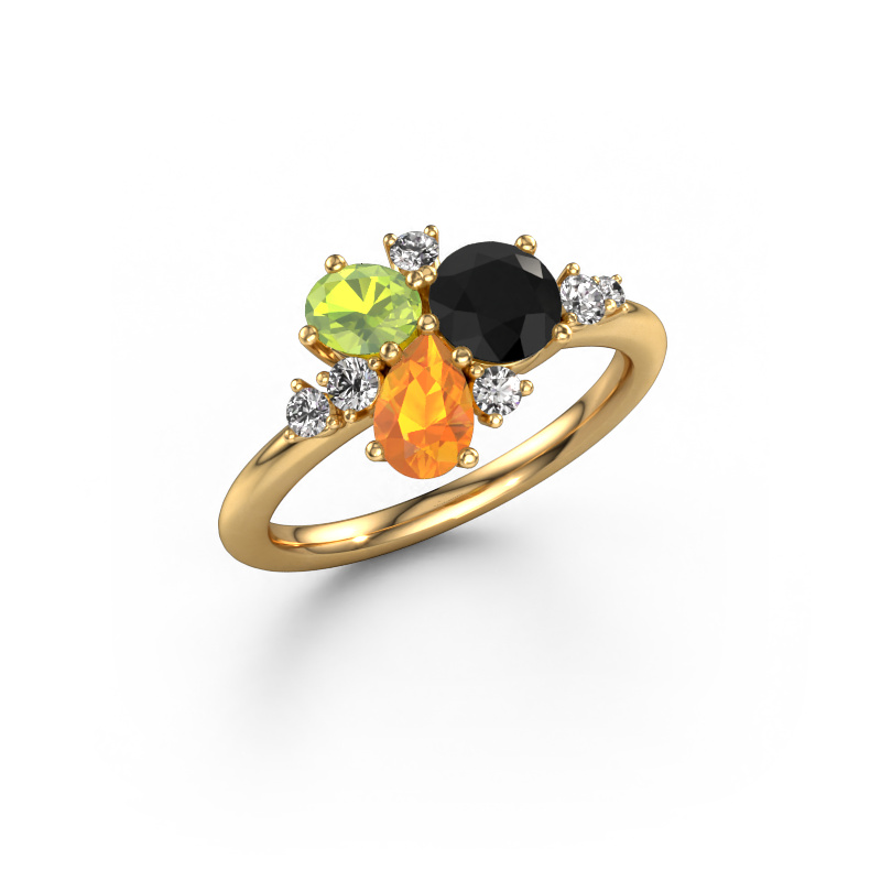 Image of Ring Anja 585 gold Black diamond 0.915 crt