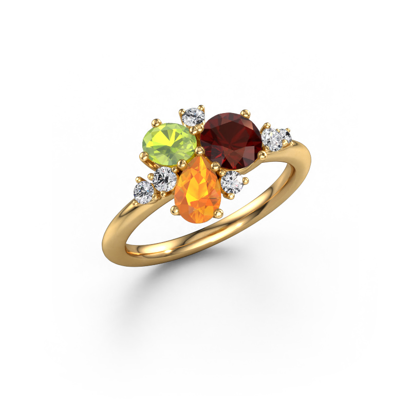 Image of Ring Anja 585 gold Garnet 5.4 mm