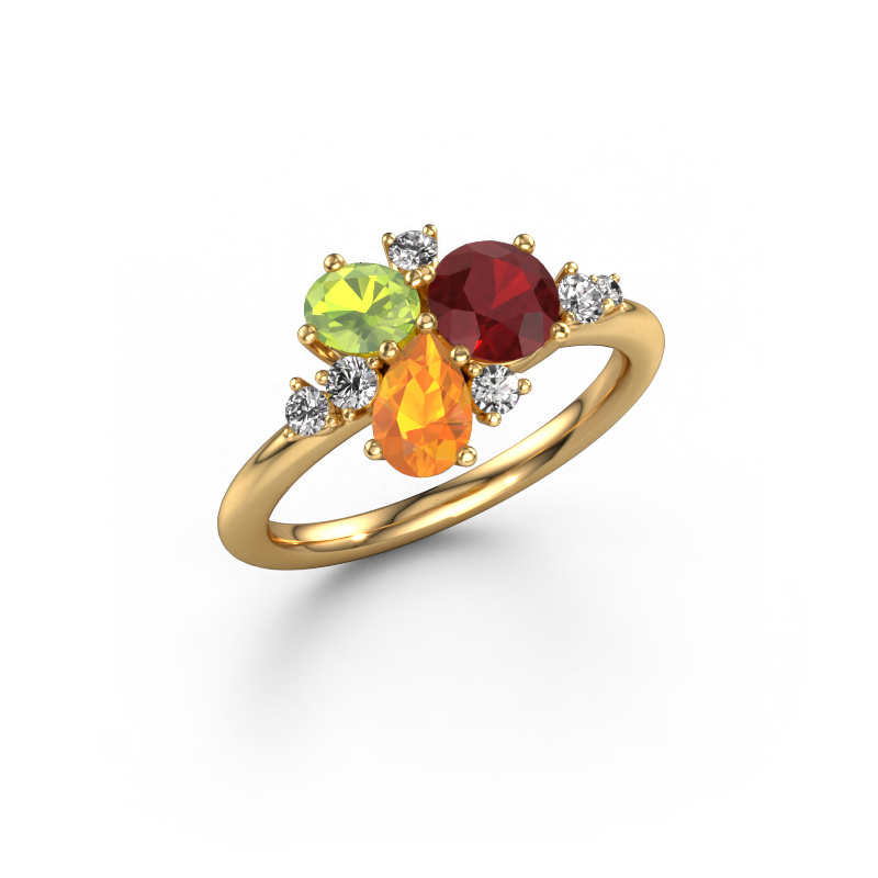 Image of Ring Anja 585 gold Ruby 5.4 mm