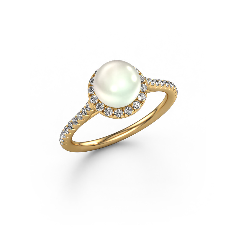 Image of Ring Anke 585 gold White pearl 7 mm