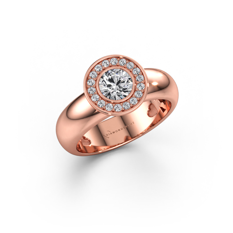 Bild av Ring Anna 585 roséguld Diamant 0.635 crt