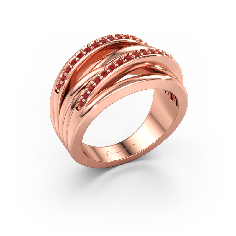 Bild av Ring Annabel 2 585 roséguld Rubin 1.2 mm