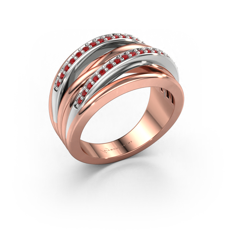 Bild von Ring Annabel 2 585 Roségold Rubin 1.2 mm