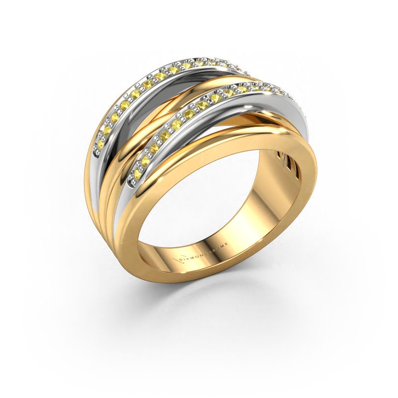 Bild von Ring Annabel 2 585 Gold Gelb Saphir 1.2 mm