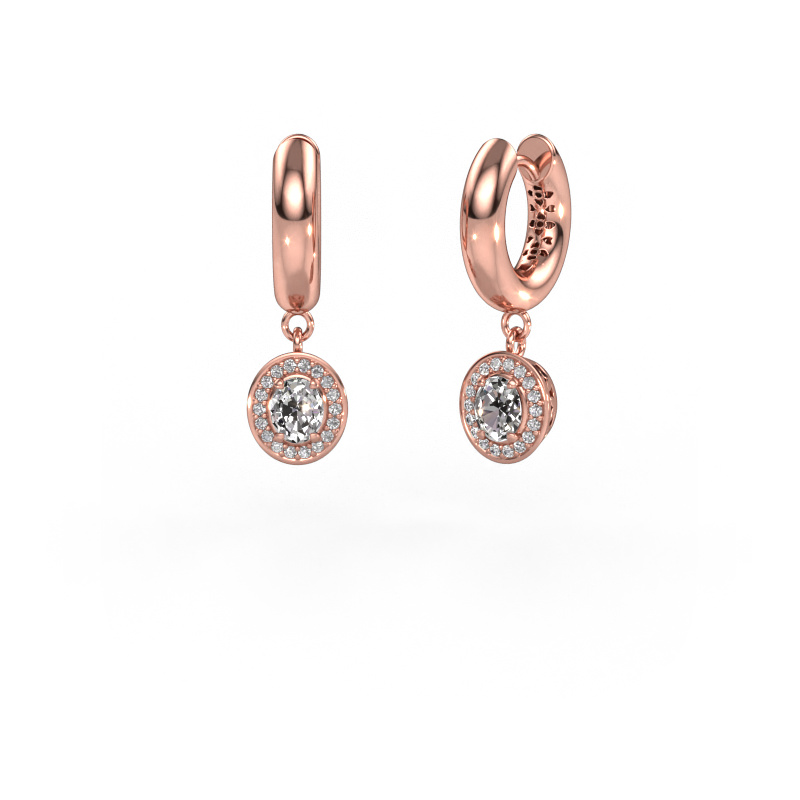 Bild von Ohrhänger Annett 585 Roségold Diamant 0.880 crt