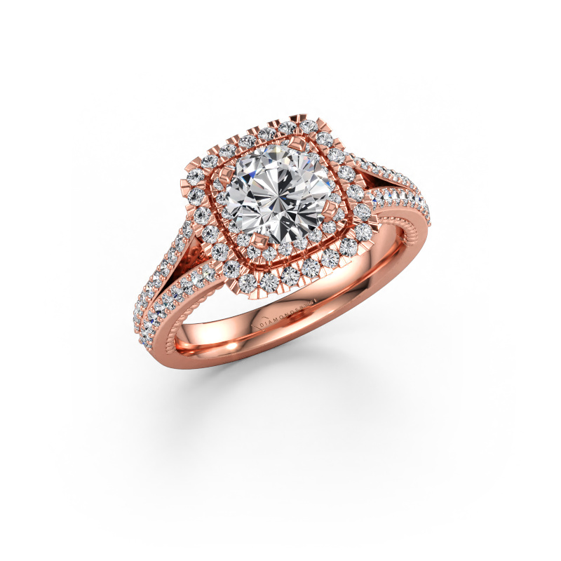 Immagine di Anello di fidanzamento Annette 585 oro rosa Diamante 1.618 crt