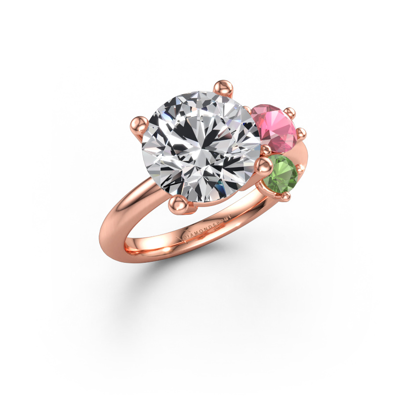 Immagine di Anello Anouk 585 oro rosa Diamante lab grown 4.00 crt