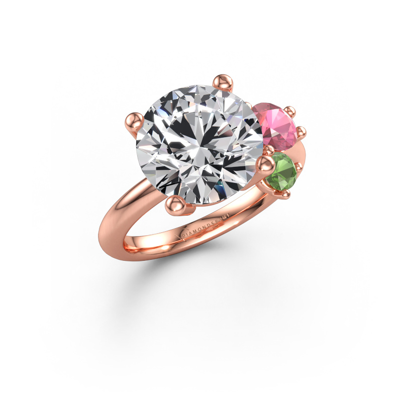 Immagine di Anello Anouk 585 oro rosa Diamante lab grown 5.00 crt