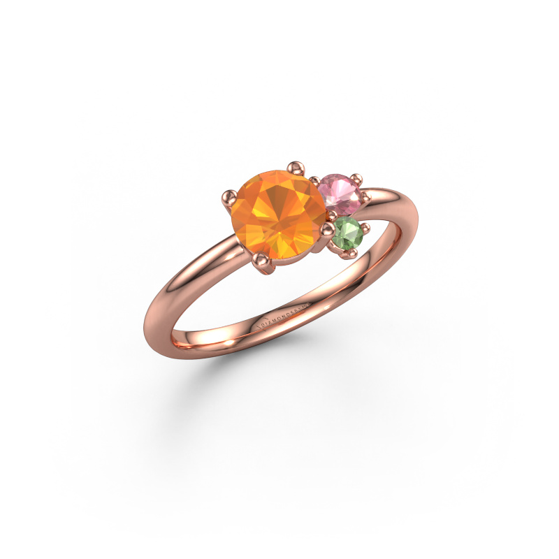 Image of Ring Anouk 585 rose gold Citrin 6 mm