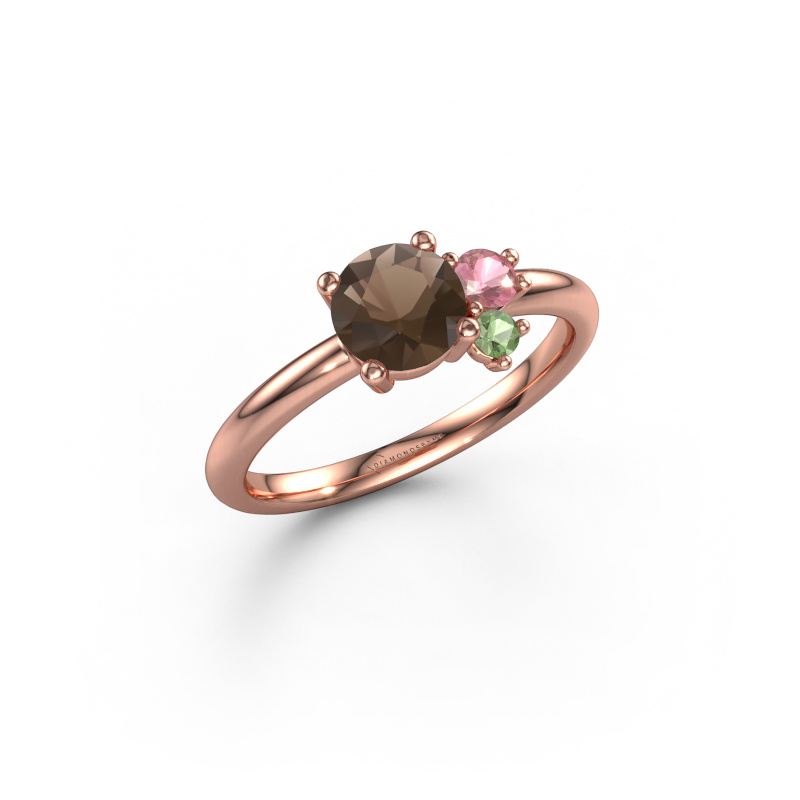 Bild von Ring Anouk 585 Roségold Rauchquarz 6 mm