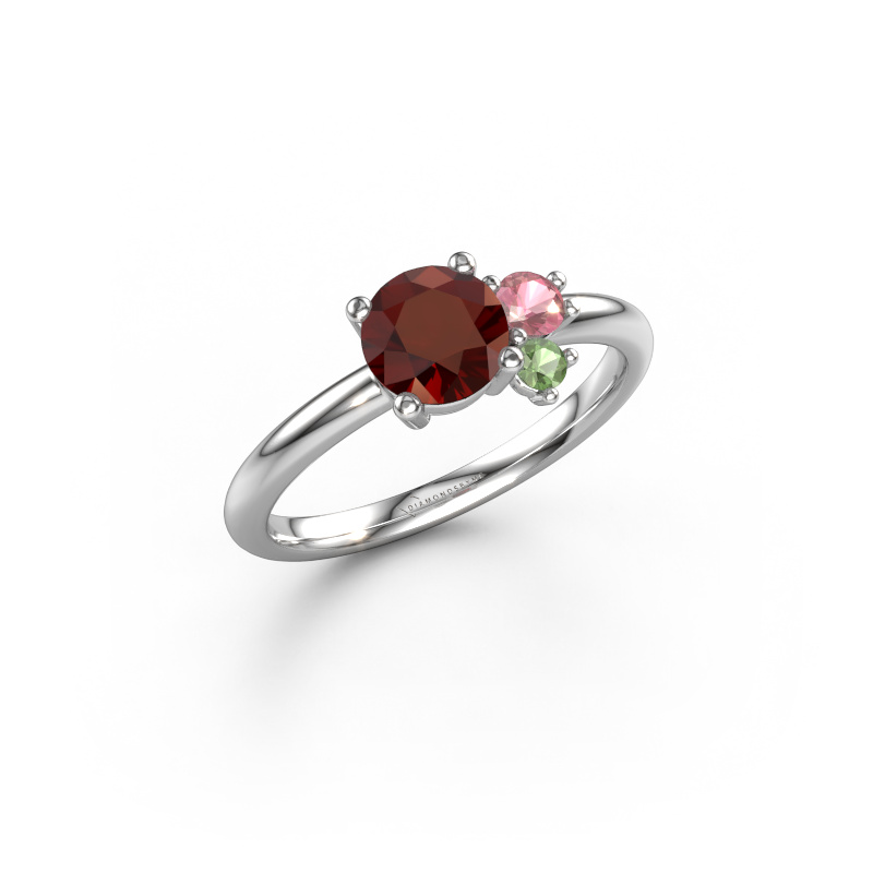 Image of Ring Anouk 950 platinum Garnet 6 mm