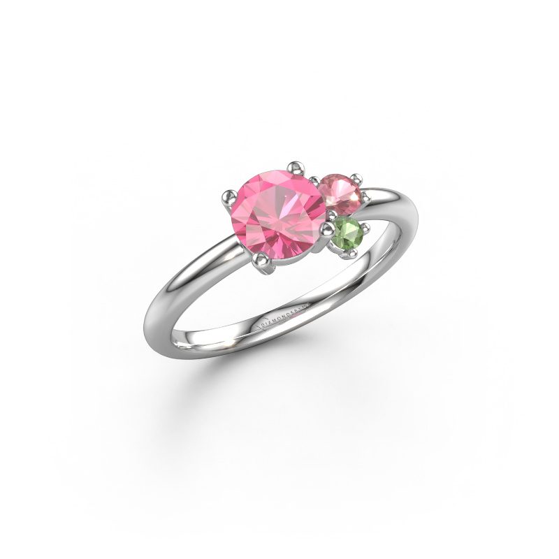 Image of Ring Anouk 950 platinum Pink sapphire 6 mm