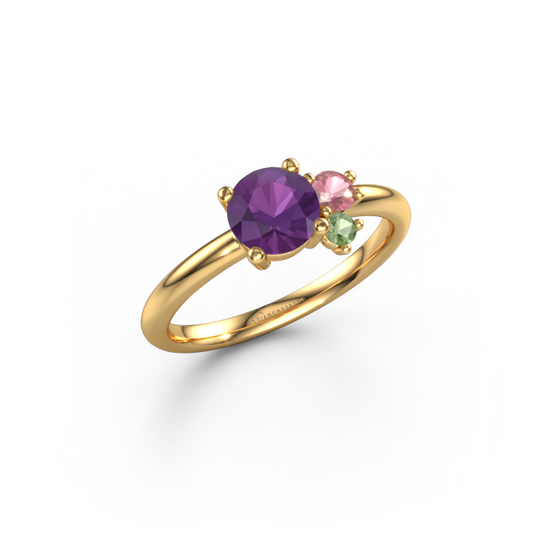 Image of Ring Anouk 585 gold Amethyst 6 mm