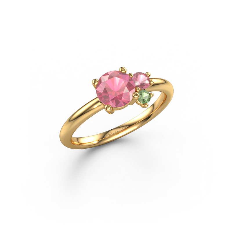 Image of Ring Anouk 585 gold Tourmaline pink 6 mm