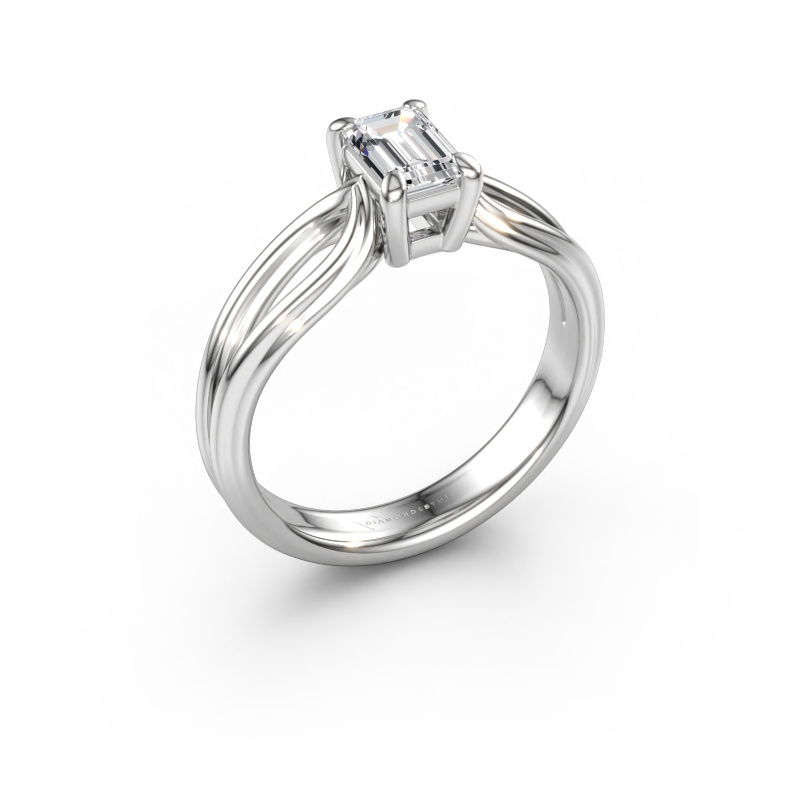 Bild von Verlobungsring Antonia eme 1 585 Weissgold Diamant 0.70 crt