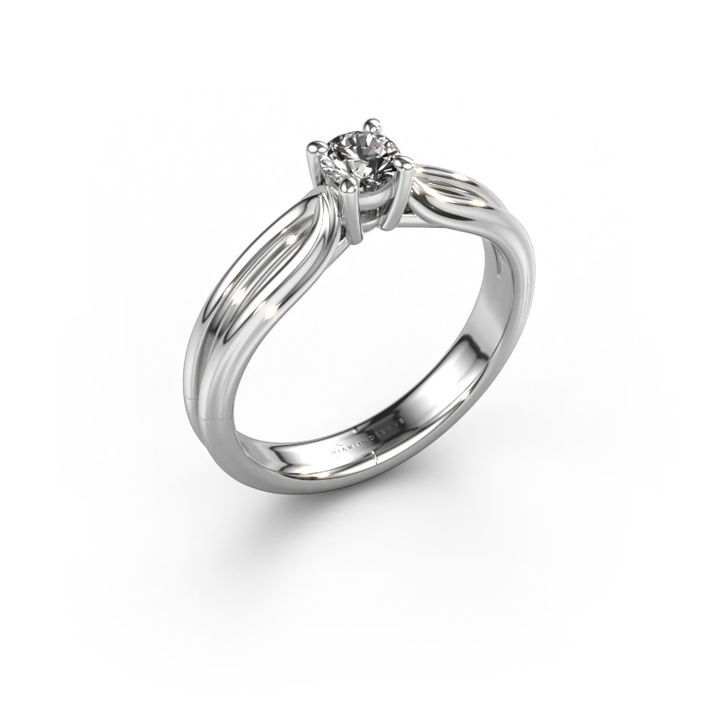 Bild von Verlobungsring Antonia  rnd 1 950 Platin Diamant 0.25 crt