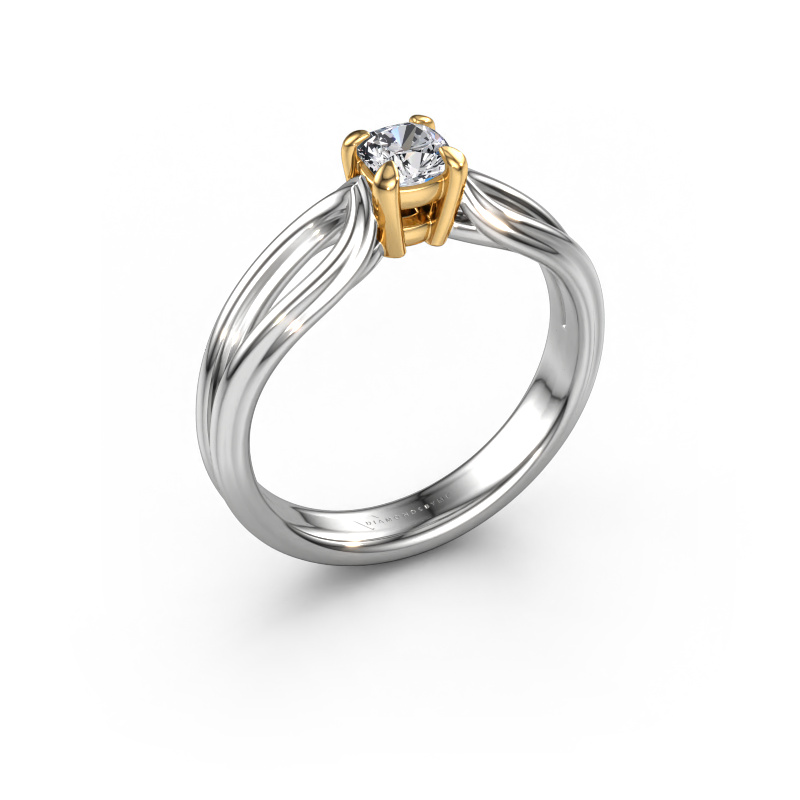 Bild von Verlobungsring Antonia cus 1 585 Weißgold Diamant 0.33 crt