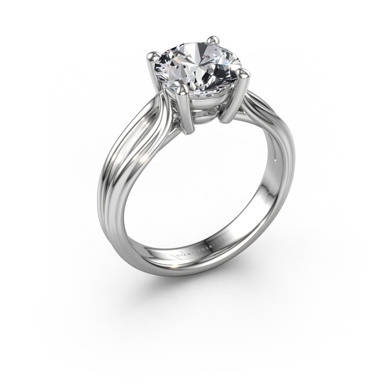 Image of Engagement ring Antonia  rnd 1 950 platinum Diamond 2.00 crt
