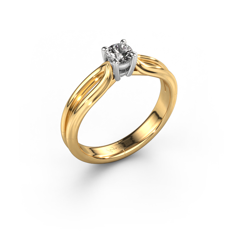 Image of Engagement ring Antonia  rnd 1 585 gold Diamond 0.30 crt