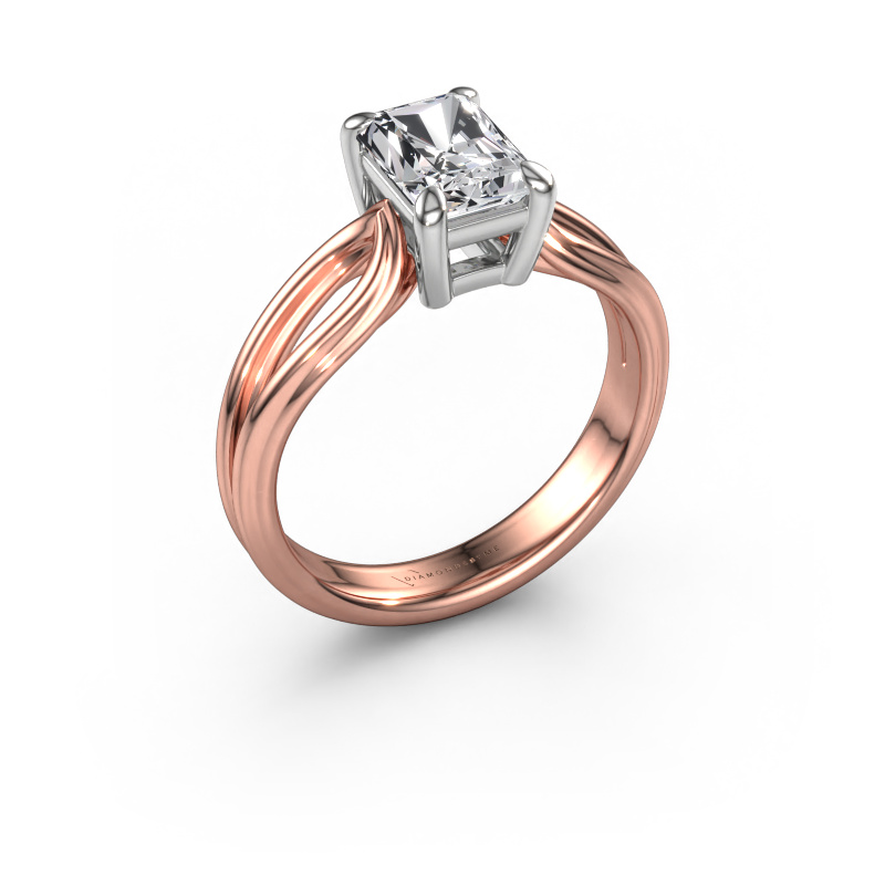 Bild von Verlobungsring Antonia rad 1 585 Roségold Lab-grown Diamant 1.50 crt